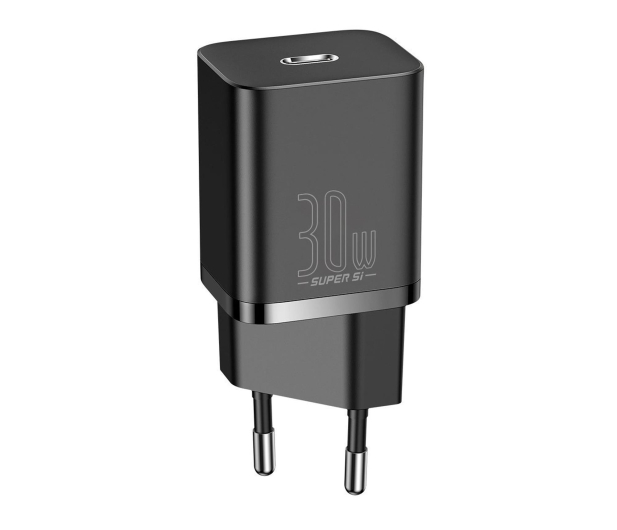 BASEUS sieciowa Super Si Quick Charger 1xUSB-C 30W (czarna) CCSUP-J01 - 1348144 - zdjęcie